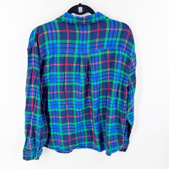 ✅‎ Aerie Flannel Skater Pajama TOP SIZE X-LARGE - Picture 2 of 4